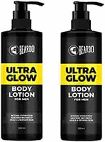 [Over](DD exclusive) - Beardo Ultraglow Body Lotion for Men 250 ml (Pack of 2) | Intense Hydration | Absorbs Instantly | Heals & Repairs Skin