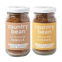 country bean: Vanilla and caramel coffee combo (cred group buy)