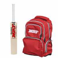 Deal of the day: MRF English Willow Cricket BAT Grand Junior Size 6 with Cricket Back Pack 