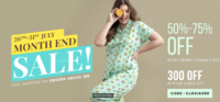 Clovia : Upto 75% off on Bras, Briefs, Sleep, Active