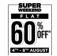 Jack and Jones weekend sale : Flat 60% off