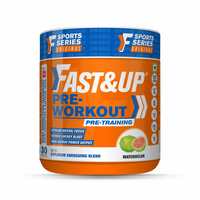 Fast&Up Pre-Workout Supplement (30 Servings, Watermelon Flavour) | Pre Workout Supplement For Men & Women