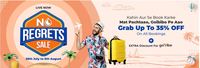 Goibibo No Regrets Sale - Up to 35% Off on All Booking
