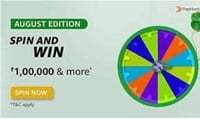 Amazon August Edition Spin And Win