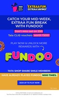 Get Rs 500 Tata CLiQ voucher by playing fundoo game [Tata Employees Only]