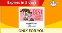 Amazon Pay Gift Card: Get Flat Rs.200 Back on Min Gift Card Purchase of Rs.2000(Account Specific)