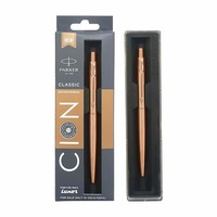  Parker Classic Anti Microbial Stainless Steel Ball Pen - CION Coated (Ink - Blue) 