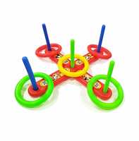 Disney Mickey Mouse Plastic Ringtoss Set for Kids, Age 3 to 8 Years, Indoor and Outdoor Sports Games, Multicolor
