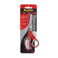 3M Scotch Scissors | 6" Multipurpose | Comfort Grip Handle and Stainless Steel Blades