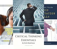 6 Free Kindle eBooks: Critical Thinking Essentials, Customer Service Fundamentals, Basic Presentation Skills & More