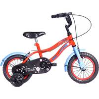 Hero Freak 12T Mountain Bike for Unisex Kids , 8 Inches Steel Frame , Single Speed Cycle (Red/Blue) - Without Backrest