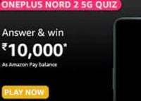 Amazon OnePlus Nord 2T 5G Quiz Answers