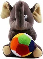 Babique Ball Stuffed Soft Toy Plush for Kids Baby Boy Girl Birthday (Toys, Elephant)