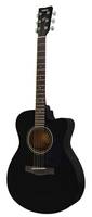  Yamaha FS100C Acoustic Guitar, Black 