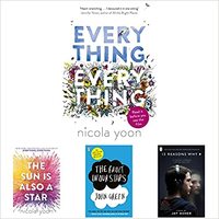 The Fault in Our Stars + Thirteen Reasons Why (TV Tie-in) + The Sun is also a Star + Everything, Eve 