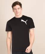 
 PUMA Printed Men Round Neck Green T-Shirt on Flipkart
