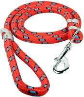 S.Blaze Red Round Designer Dog Belt/Leash Belt for All Breed Dogs Under 50kg Dog Leash