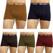 Men trunks packs (pack of 5), minimum 50% off 