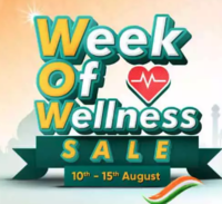 Pharmeasy week of wellness sale   Flat 27% OFF + UP TO ₹1000 surprise cashback +Bank offers