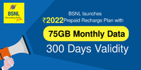 Newly Launched BSNL Rs.2,022 Prepaid Plan : Unlimited Free Data & Voice Calling for 300 Days!