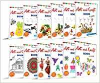 Art and Craft Step by Step Activity Book Set for kids ; Pack of 12 Books which includes Draw & Color , Colouring , Pencil Shading, Clay modelling and Origami for 3+ year old beginners Paperback – 30 June 2021