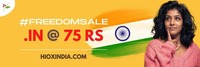 Independence Sale .in Domain for Rs.75 Only