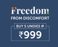 XYXX Crew 5 Trunks @ Flat 999 (Each Rs. 199)