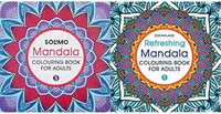 Amazon Brand - Solimo Mandala Colouring Book for Adults 5+Refreshing Mandala (set of 2)