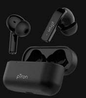 pTron Basspods 992 In-Ear Truly Wireless Earbuds with Mic (Active Noise Cancellation, Black)
