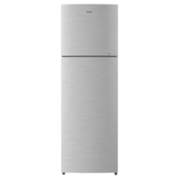 Haier 278 Litres 4 Star Frost Free Inverter Double Door Refrigerator (5-in-1 Convertible, HRF-2984BS-E, Brushline Silver)