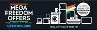 Vijay Sales Mega Freedom Offer - Up to 70% Off + Extra Bank Offers