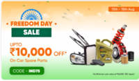 Go Mechanic Spares - Freedom Day Sale - Upto 20% + Cashbacks + Referral Bonus - 13 to 15 Aug
