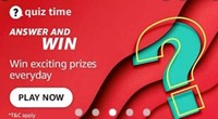 Amazon Daily Quiz Answers 14th August : Win 5000