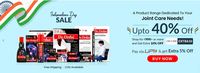 Dr Ortho Independence Sale - Up to 40% off + 5% UPI Off + Extra 10% Off on Orders Rs.999