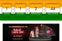 Independence Day Sale upto 60% off  (12th - 15th August) + more offers