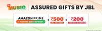 JBL monsoon fest - buy Headphones & speakers and get Amazon prime + assured gifts