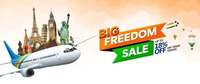 Happyeasygo Big Freedom Sale- Get Upto 12% off on Domestic Flight & hotels