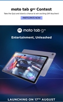 MotoTab G62 Contest : Stand a Chance to Win Exciting Gift Vouchers 