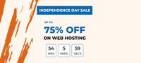 Big Rock Independence Sale - Up to 75% Off on Web Hosting