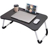 Pramukh Enterprise Wood Portable Laptop Table  (Finish Color - black, DIY(Do-It-Yourself))