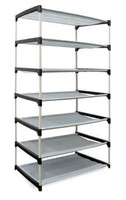 S . K Store Carbon Steel Collapsible Wardrobe  (Finish Color - Black, DIY(Do-It-Yourself))