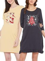 Up to 82 % off & Rs.50 coupons on Clovia lounge & sleepwear