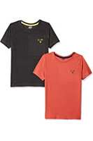 Amazon Brand - Jam & Honey Boy's T-Shirt (Pacl of 3)