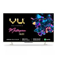 Vu 55 in The Masterpiece Glo Series 4K Ultra HD Smart Android QLED TV (Armani Gold) (2022 Model) | Built in 4.1 Speaker