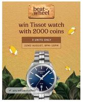 Cred : Beat the Wheel - Win Tissot watch