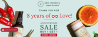 Juicy Chemistry Anniversary Sale : Buy 1 Get 1 Free 
