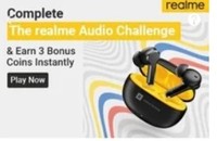Flipkart realme Techlife Buds T100 Challenge Win 3 Supercoin + 100rs OFF Coupon