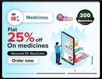 Shop Medicines, Book Tests Worth Rs.1500 & Get 300 Neu Coins Back (User Specific)