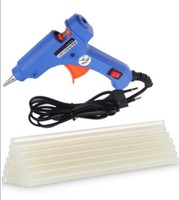 FADMAN BLUE MINI 20W 20 WATT (ON OFF SWITCH & INDICATOR) HOT MELT GUN WITH FREE 10 GLUE STICKS Standard Temperature Corded Glue Gun  (7 mm)