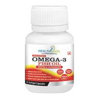 Healthmeds Omega-3 Fish Oil Fatty Acids 360mg EPA & 240mg DHA for Healthy Heart, Better Skin, Bones, Joint Care & Eye Health for Men and Women -1000mg/Serving (10 Caps (Pack of 1))